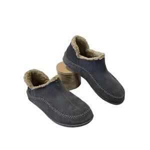 SOREL Men’s Indoor/Outdoor Slippers US Size 9 Faux Fur Suede Shoes Shearling